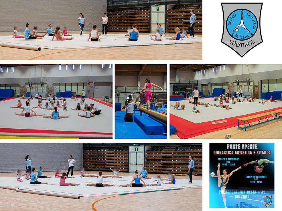 Porte aperte società ginnastica Bolzano Ginnastica artistica e ritmica